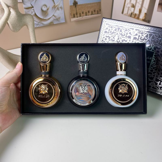 Lattafa Fakhar 3-Piece Eau de Parfum Gift Set – 30ml x3