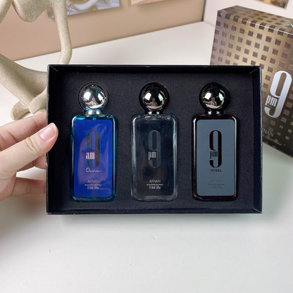 Afnan 9PM Fragrance Gift Set – 3x30ml EDP Miniature Collection