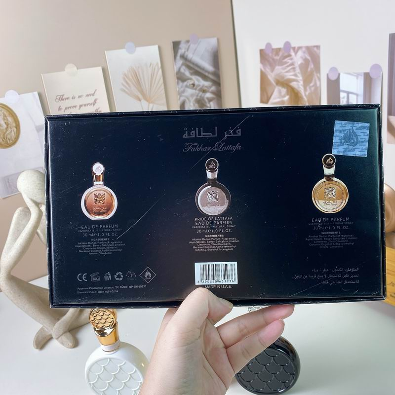 Lattafa Fakhar 3-Piece Eau de Parfum Gift Set – 30ml x3