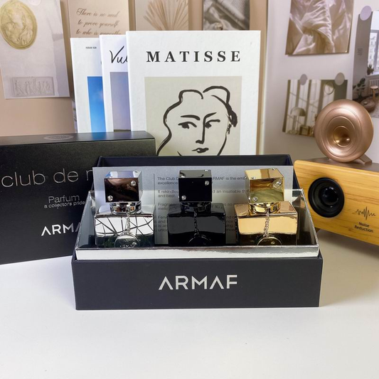 Armaf Club de Nuit 3-Piece Collector's Gift Set – Sillage, Intense Man & Milestone Parfum